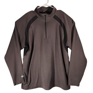 Tiger Woods Collection Nike jacket mens 2XL XXL gray 1/4 zip pullover 286781
